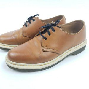 Dr Doc Martens Dress Oxford Tan Brown Leather sz 9